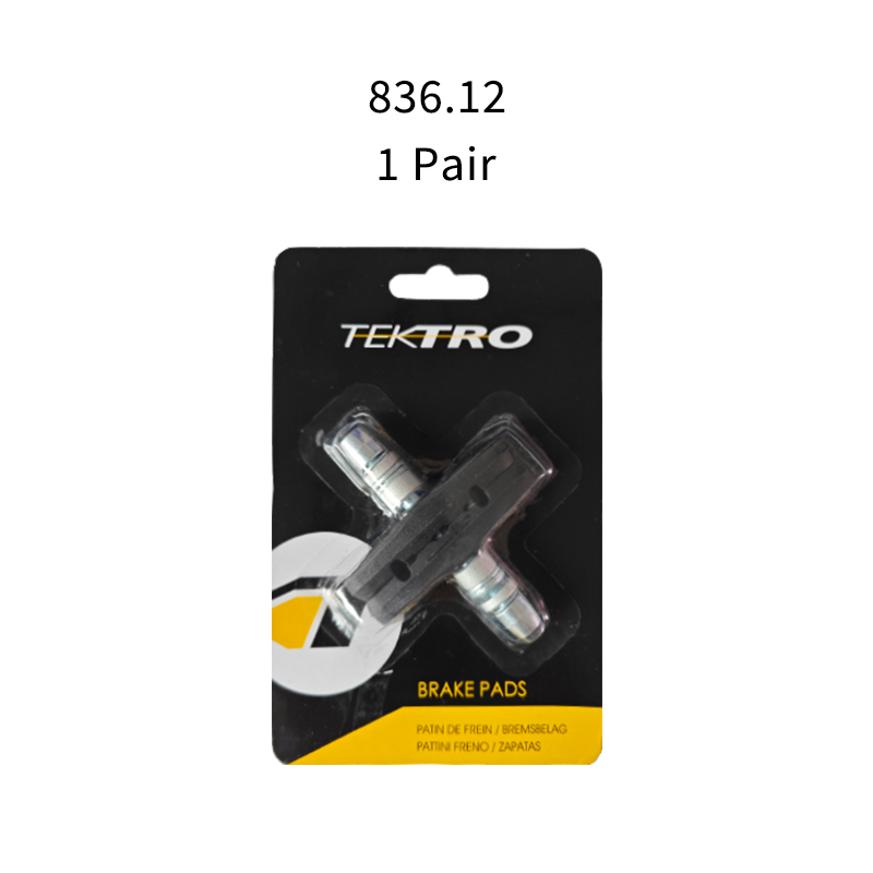 TEKTRO-Plaquettes de frein de vélo de route et VTT, en aluminium, utilisées pour les freins à étrier, 836.12, P473, P477: WHITE
