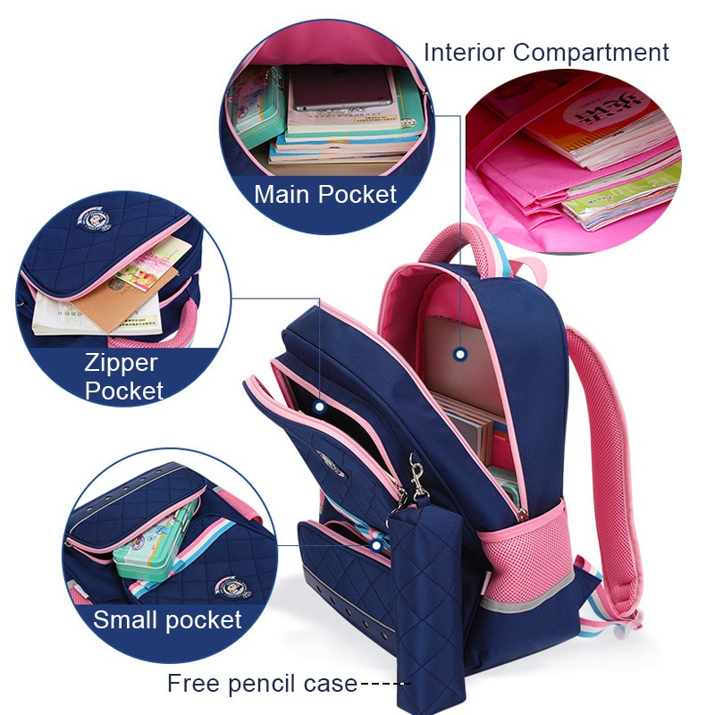 SUN huit orthopédique garçon école sac à dos sacs d'école pour garçons sac d'école fille étanche enfants sac Mochila Escolar 16.5 pouces