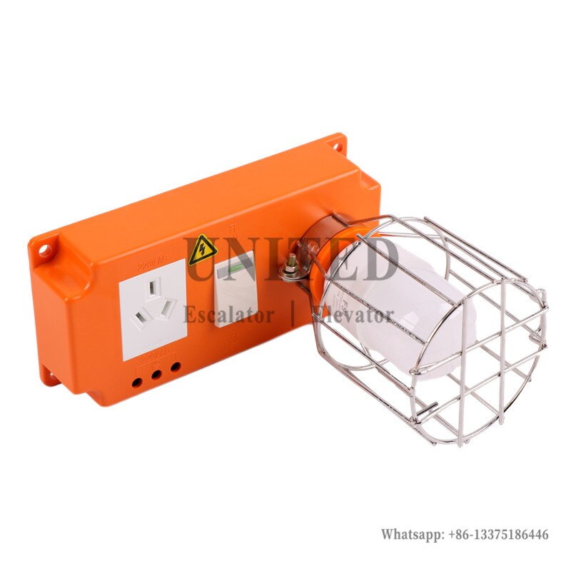 UNITED Elevator Inspection Light Pit Shaft PB179 2 Hole Emergency Light Bulb