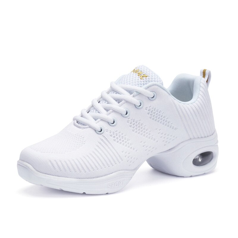 Scarpe da Ballo Moderna Piazza per Le Donne Palestra di Formazione Scarpe da Ballo Sala da Ballo Scarpe da Ballo per Le Ragazze Jazz da Ballo Scarpe da Ginnastica 41: White / 39