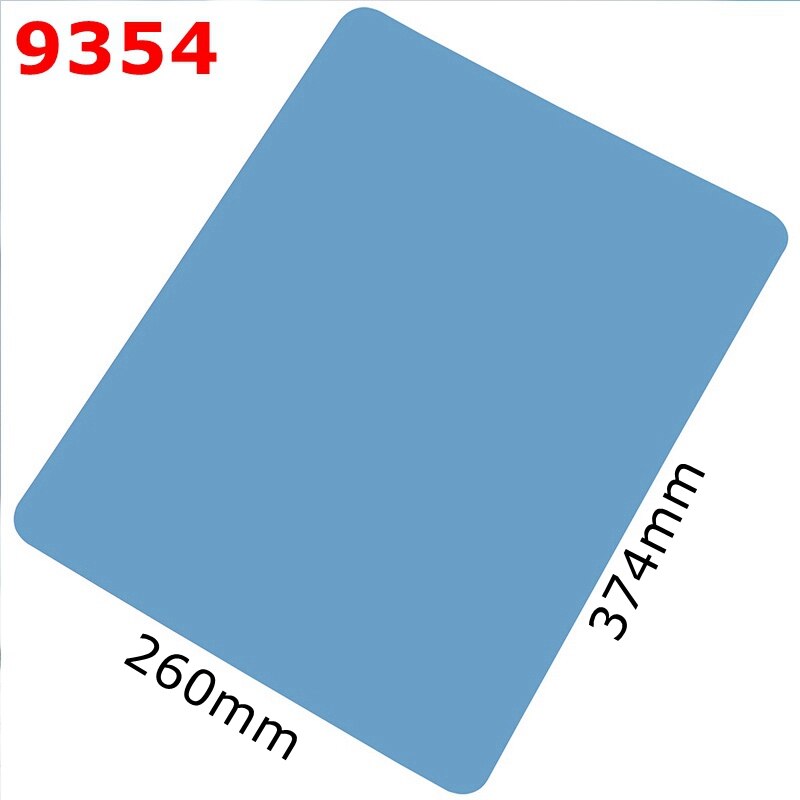Deli 9531-9534 A5 A5 Writing pad plastic writing board blue red yellow color boards: 374x260mm-blue