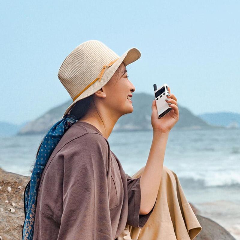 Xiaomi Mijia Smart Walkie Talkie 1S with FM Radio Speaker Smart Phone APP Control Location Share Fast Team Talk Outdoor