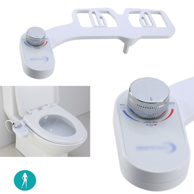 Toilet bidet sæde spray vand vask ren unisex badeværelse tilbehør 136-200mm selvrensende dyser badekar tilbehør