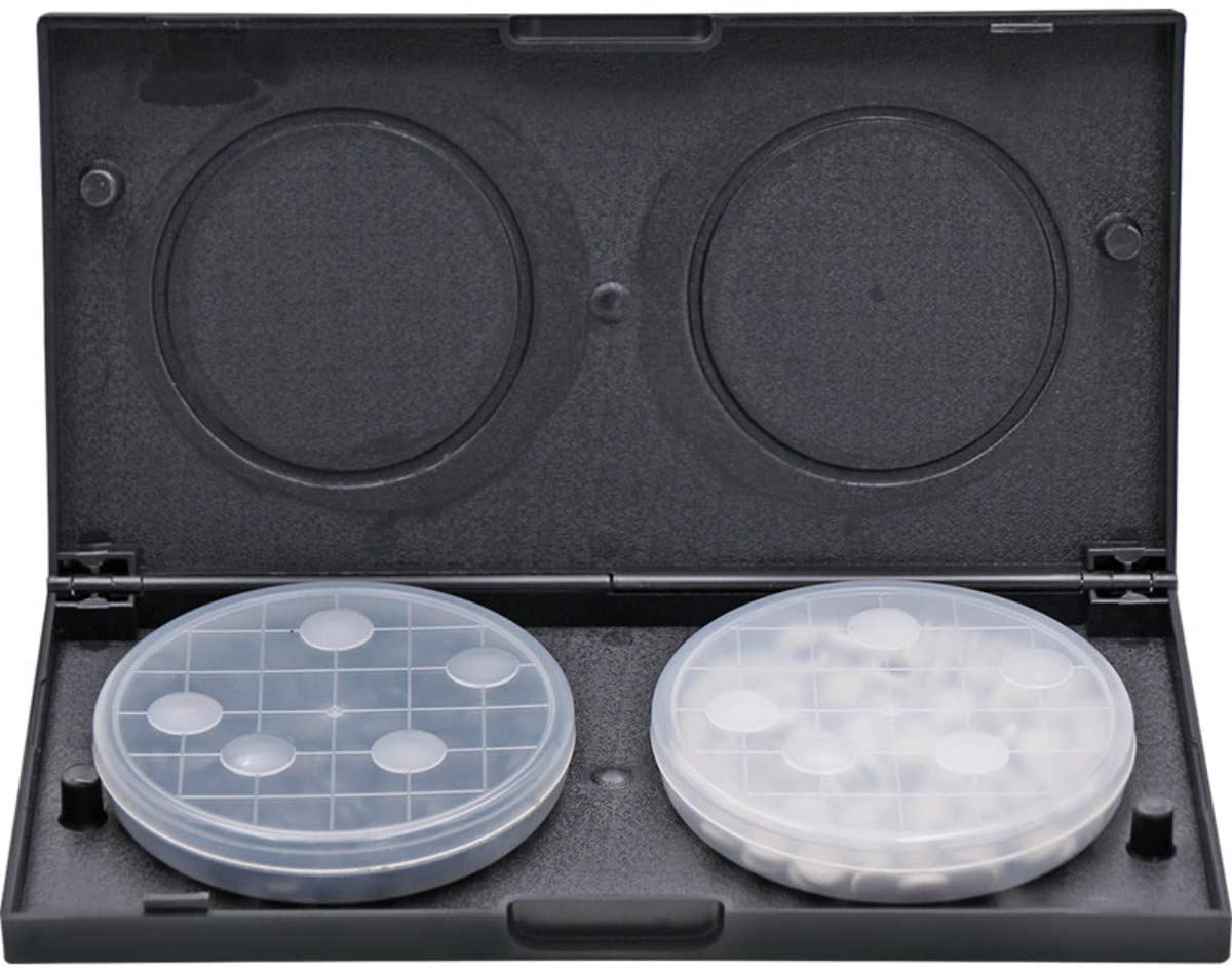 Large Magnetic 19x19 Go Set Game 28CM Portable with A Single Convex Plastic Stone and Go Board for Children and Adult Games