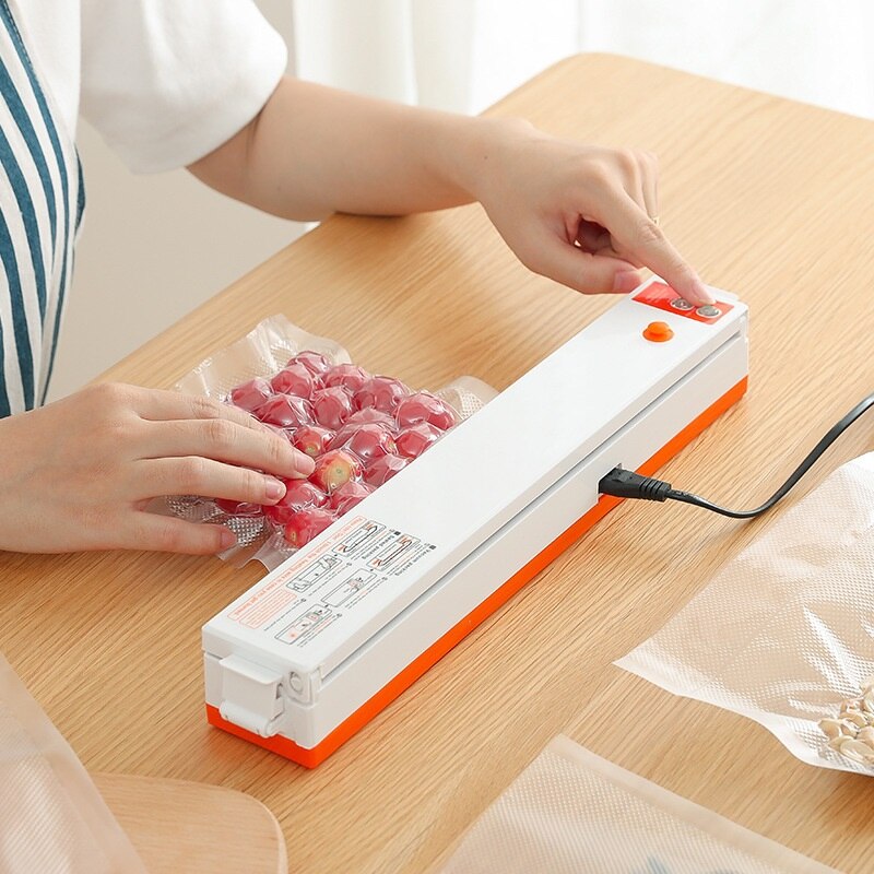 Portable Vacuum Sealing Packaging Machine For Household Kitchen Using For Meat Vegetable Fruit Fast Sealer Device Keep Fresh