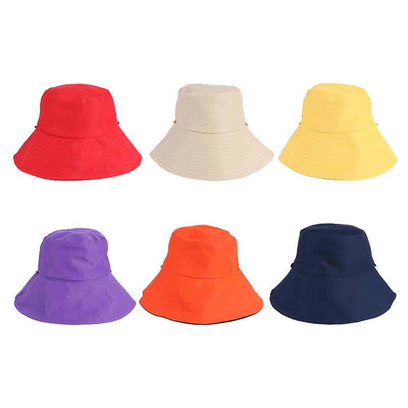 Damskie letnie kapelusze przeciwsłoneczne z szerokim rondem składany kapelusz na plażę dwustronnie anty-uv czapka ochronna kapelusze i ochrona przed słońcem czapki damskie
