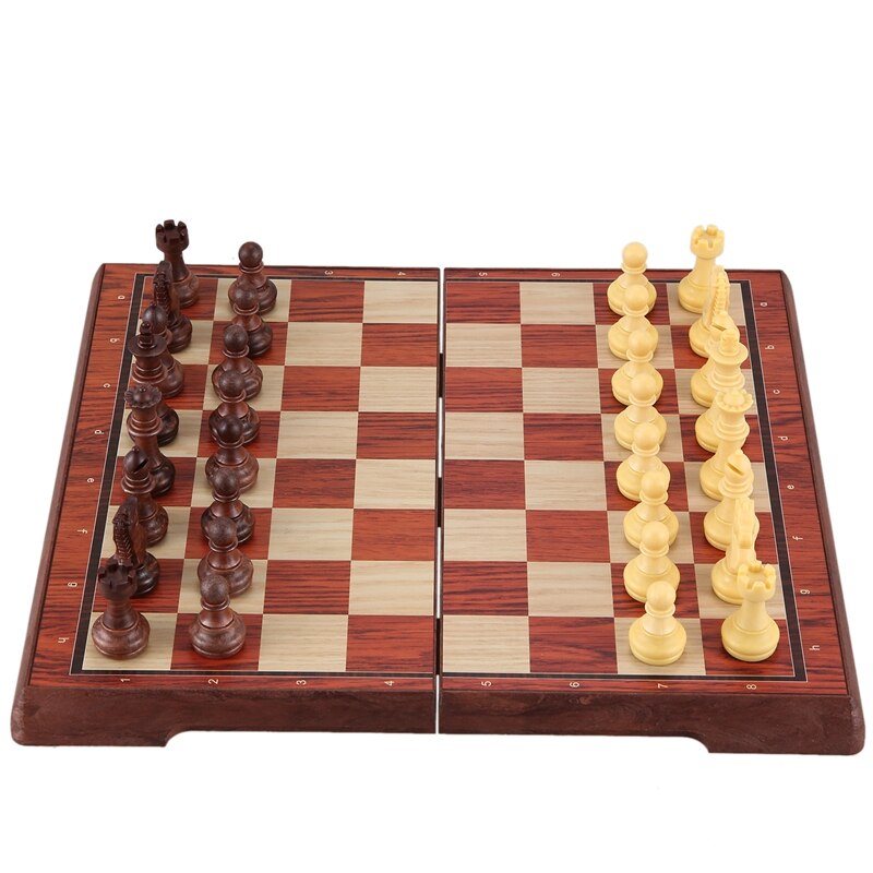 Magnetic Board Tournament Travel Portable Chess Set Chess Folded Board International Magnetic Chess Set Playing