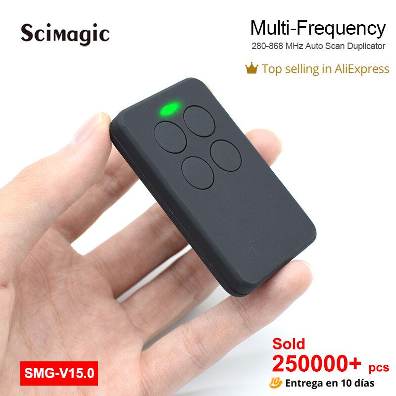 Multifrequency Code Grabber Auto Scan SMG-V15.0 Keychain Fixed Rolling Code Command Garage Gate Door Opener 433 Mhz Duplicator