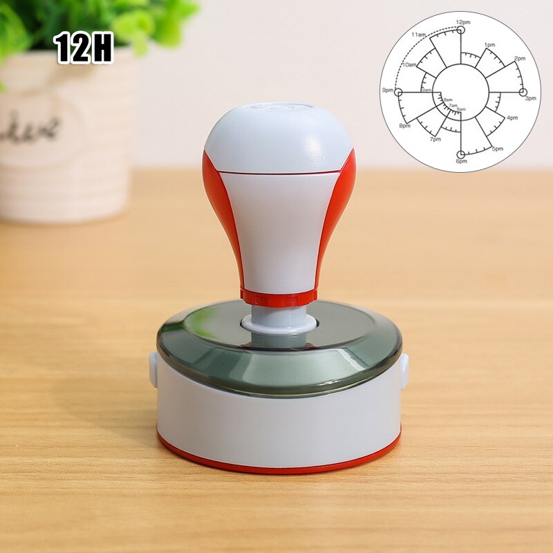 Time Date Plan DIY Stamp 12/24 Hours Schedule Planner Scrapbooking Photosensitive Stamps DOM668: 12hours