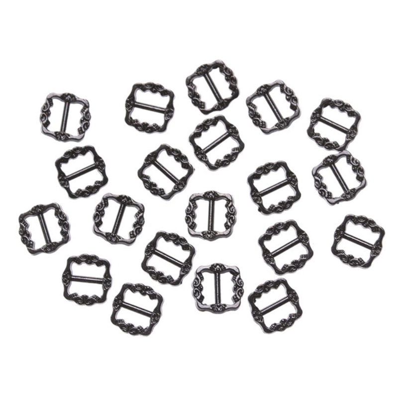 Juguetes Divertidos con hebilla de cinturón para niños de 6 a 8 años, suministros de inteligencia mejorados, 20 piezas: Black / 3mm flower day buckl