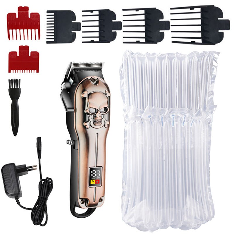 Original taper lever adjustable finishing electric hair clipper barber shop LED display hair trimmer beard haircut: bubble bag
