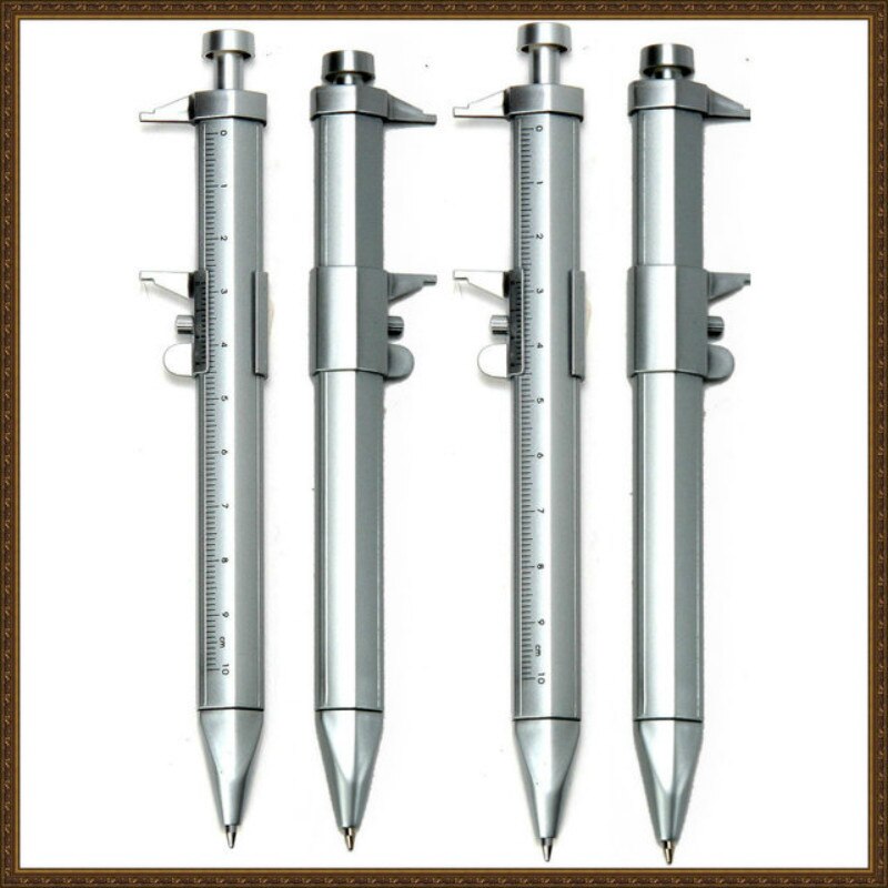 Multifunction 0.5mm Gel Ink Pen Vernier Caliper Roller Ball Pen Stationery Ball-Point 6 colors