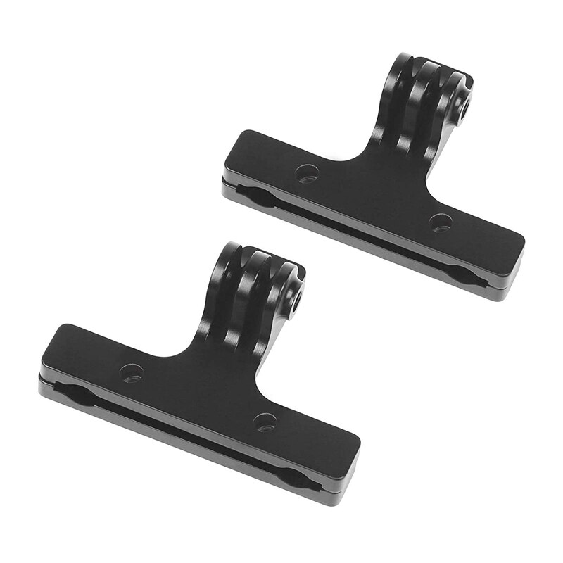 Montura de aleación de aluminio para bicicleta, Base de montaje en Riel, soporte para cámara fotográfica deportiva, soporte para bicicleta, asiento trasero, soporte de Video para GoPro He