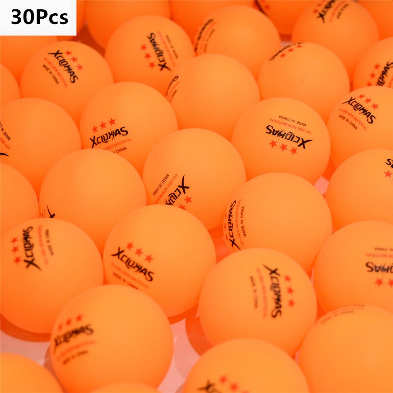 XCLOHAS 30/50/100pz Inglese Tavolo Palle Da tennis di Nuovo ABS di Plastica ping Pong Palline 3 stella 2.8g 40 + millimetri Palle di Formazione per la Partita di club: arancia 30