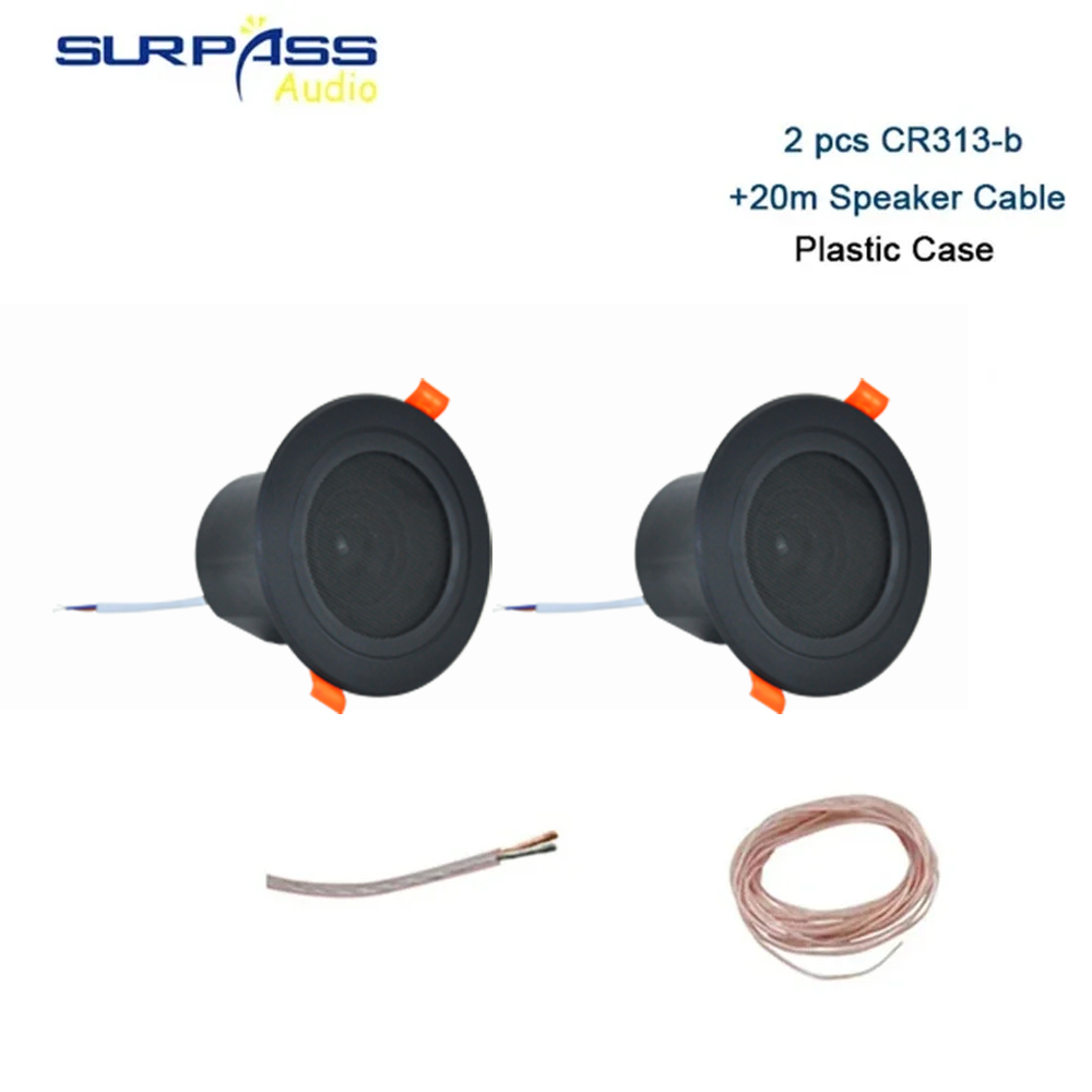 8Ohm 10W Badezimmer Decken lautsprecher Hintergrund Musik System feuchtigkeit beständiges Aluminium kann Decken lautsprecher Klang gestalten: gelb