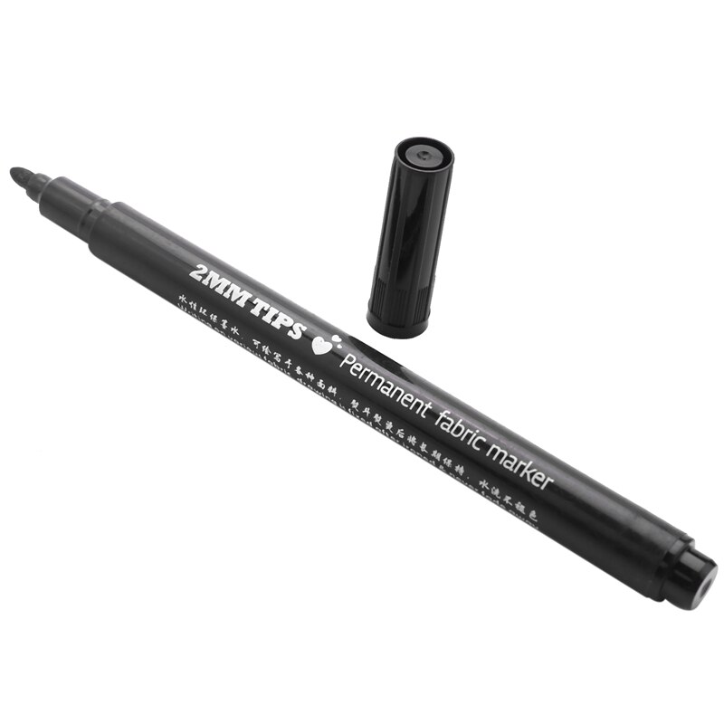 1 x Fabric Marker Pens Permanent Colors For DIY Textile Clothes T-Shirt Shoes