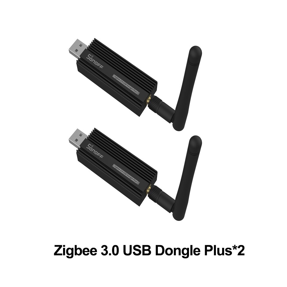 SONOFF – clé USB ZBDongle-P universelle Zigbee Gateway 3.0, Dongle Plus, analyseur, Interface USB, Capture de paquet via ZHA Zigbee 2MQTT: 2pcs