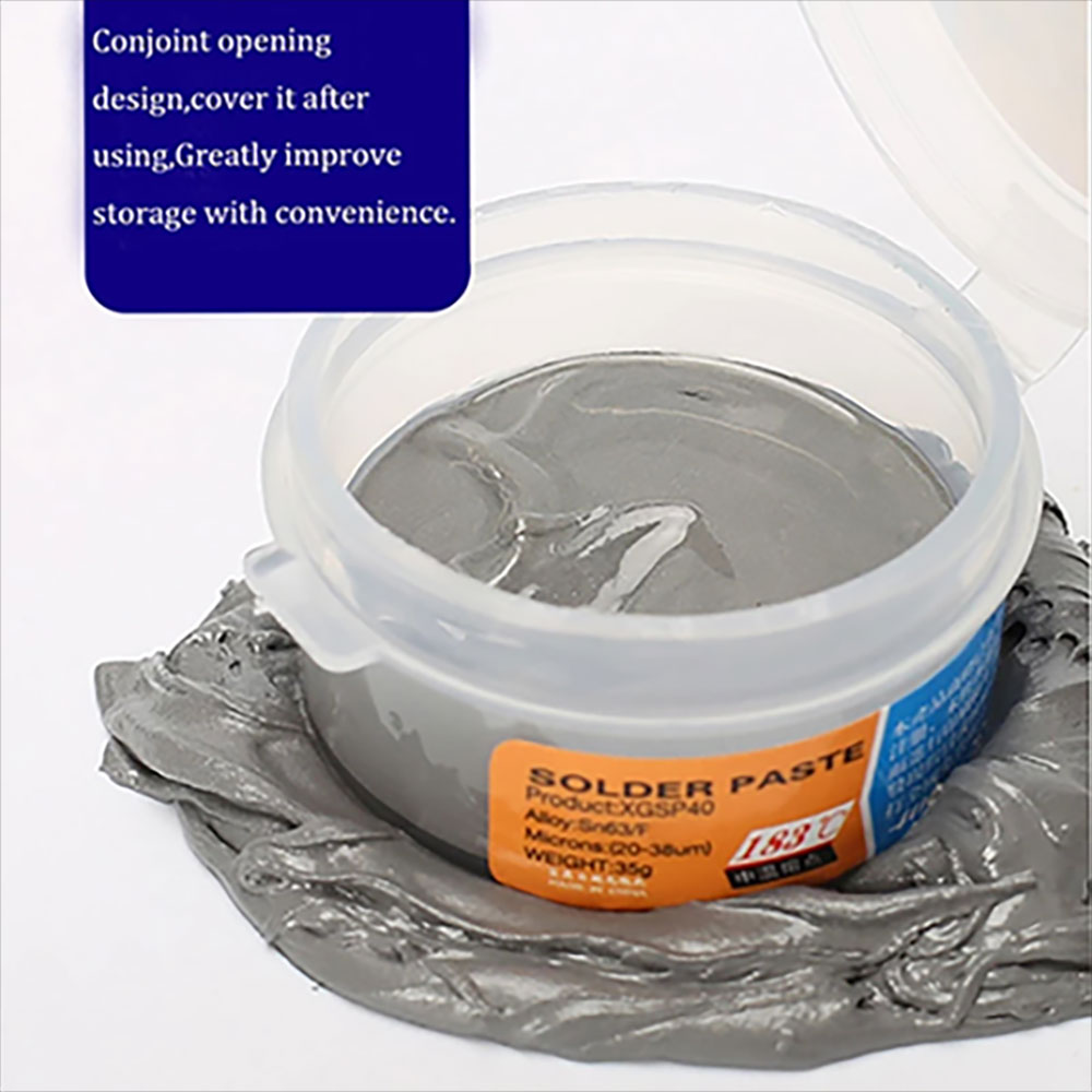 MECHANIC Original Solder Paste XGSP80 Solder Paste Flux Melting Point 183℃ PCB Repair Stencil Welding Soldering Tool