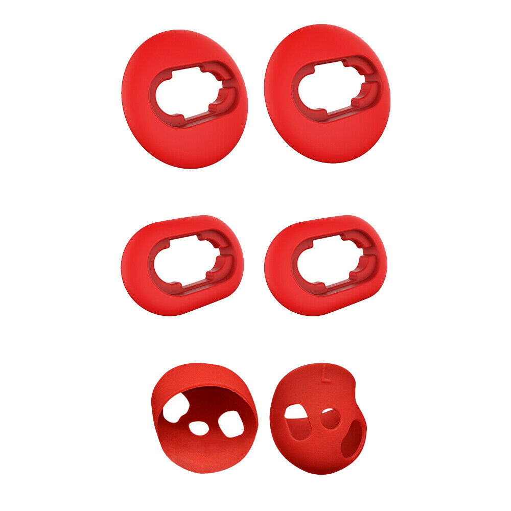 Silicone Ear Tips for Samsung Galaxy Buds live Eartips True Wireless Earbuds Tips Earplugs Earphone Silicone Case Ear Cap: red 3Pairs