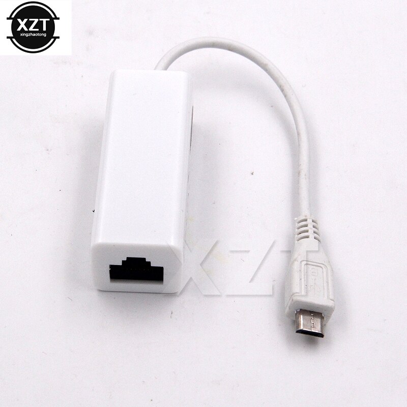 1 Pcs Micro usb to lan card Connector For Tablet Micro USB 2.0 5 Pin to Ethernet 10/100 M RJ45 Network Lan cable Adapter Card