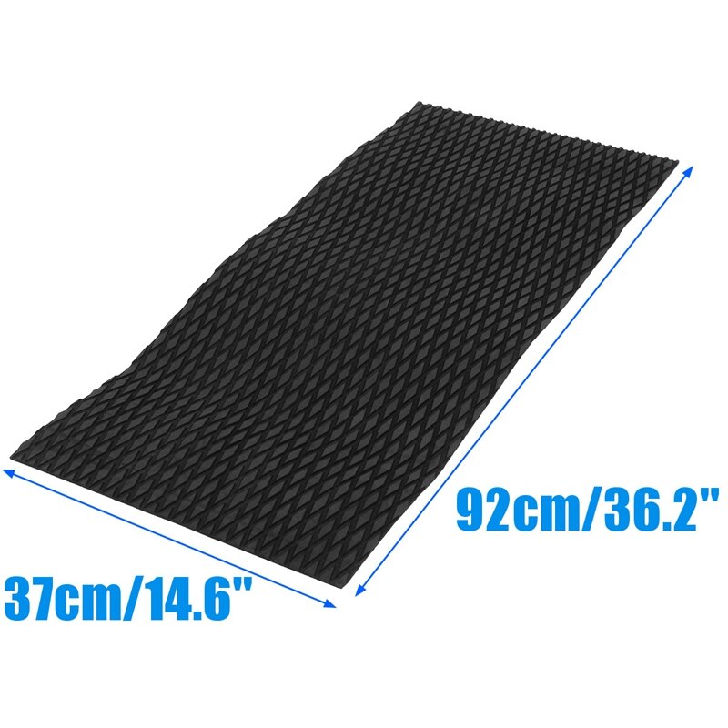 Vattenskoter skidgolv marina syntetiska eva skumplåt 37 x 92cm jet-ski svart surfbräda matta vattenskotrar eva skidor slip