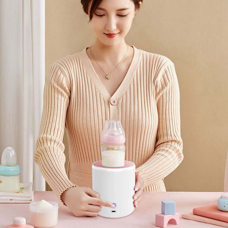 Elektrische Melk Fles Shaker Melk Fles Automatische Roerder Draagbare Baby Melkpoeder Blender Mixer 3 Niveaus Regulator