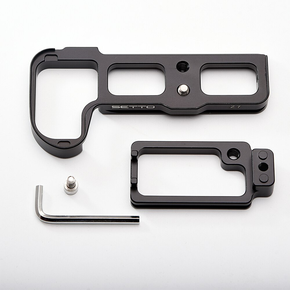 Pro Vertical L Bracket Plate for Nikon Z7 Z6 Camera Arca-Swiss Standard L Plate Mounting Side Plate