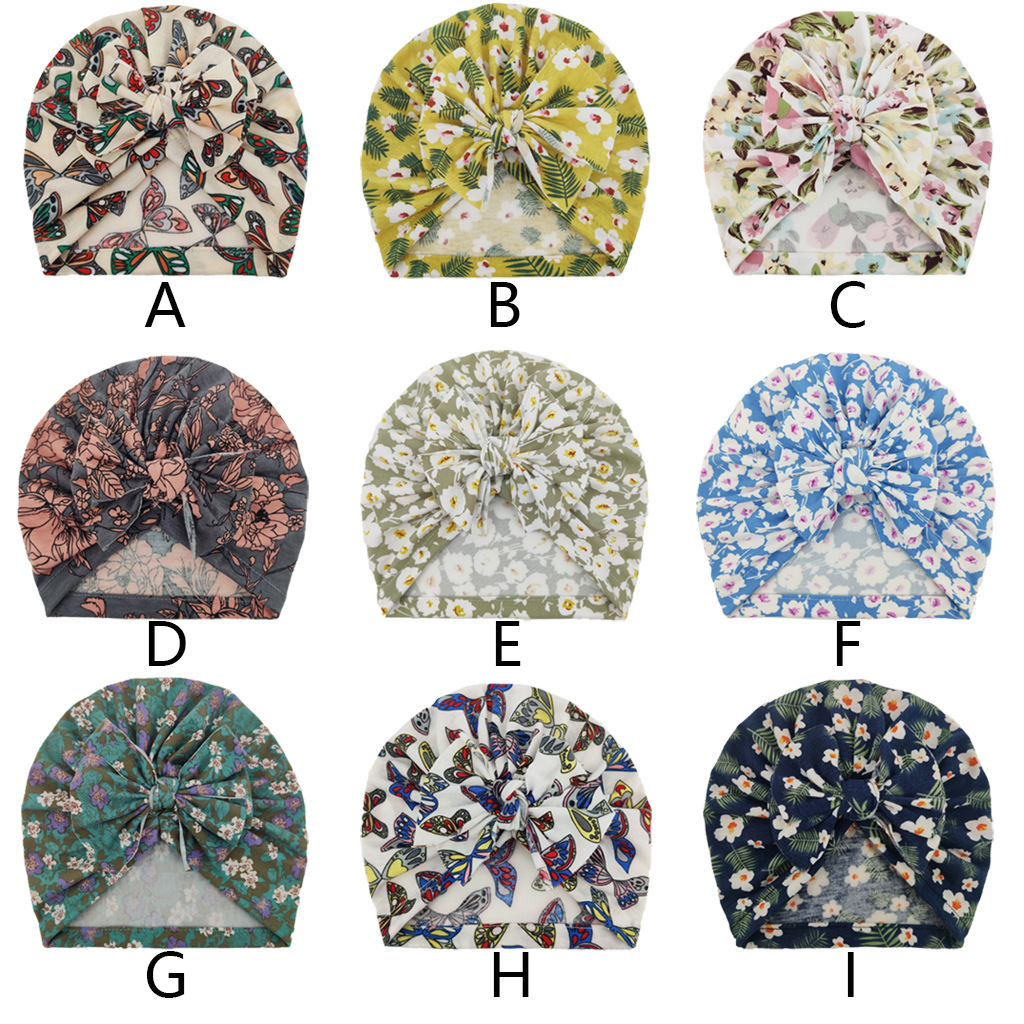 bonnet bebe fille Bonnet élastique à gros nœud pour bébé fille, bandeau pour -né, Bonnet, accessoires pour enfants de 0 à 3 ans