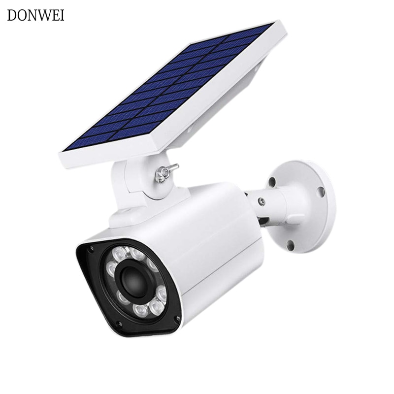 Camera vormige Zonne-energie wandlamp Waterdichte Outdoor Security Surveillance Dummy Camera PIR motion sensor solar Light