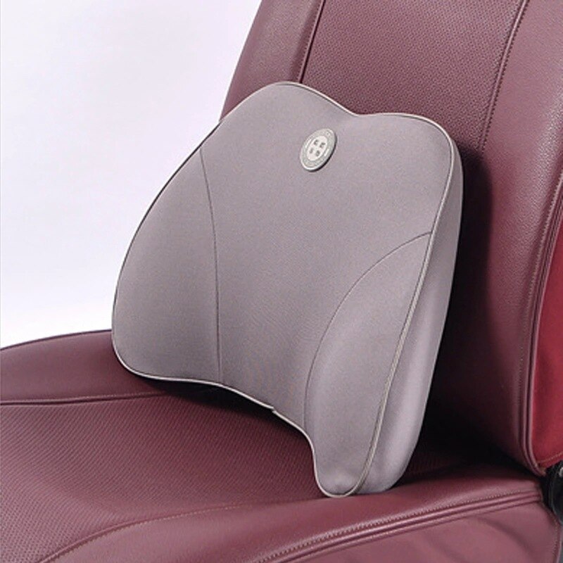 Komfortabel rygpude blød håndstøtte pude bilsæde rygstøtte memory foam bil pude: 3