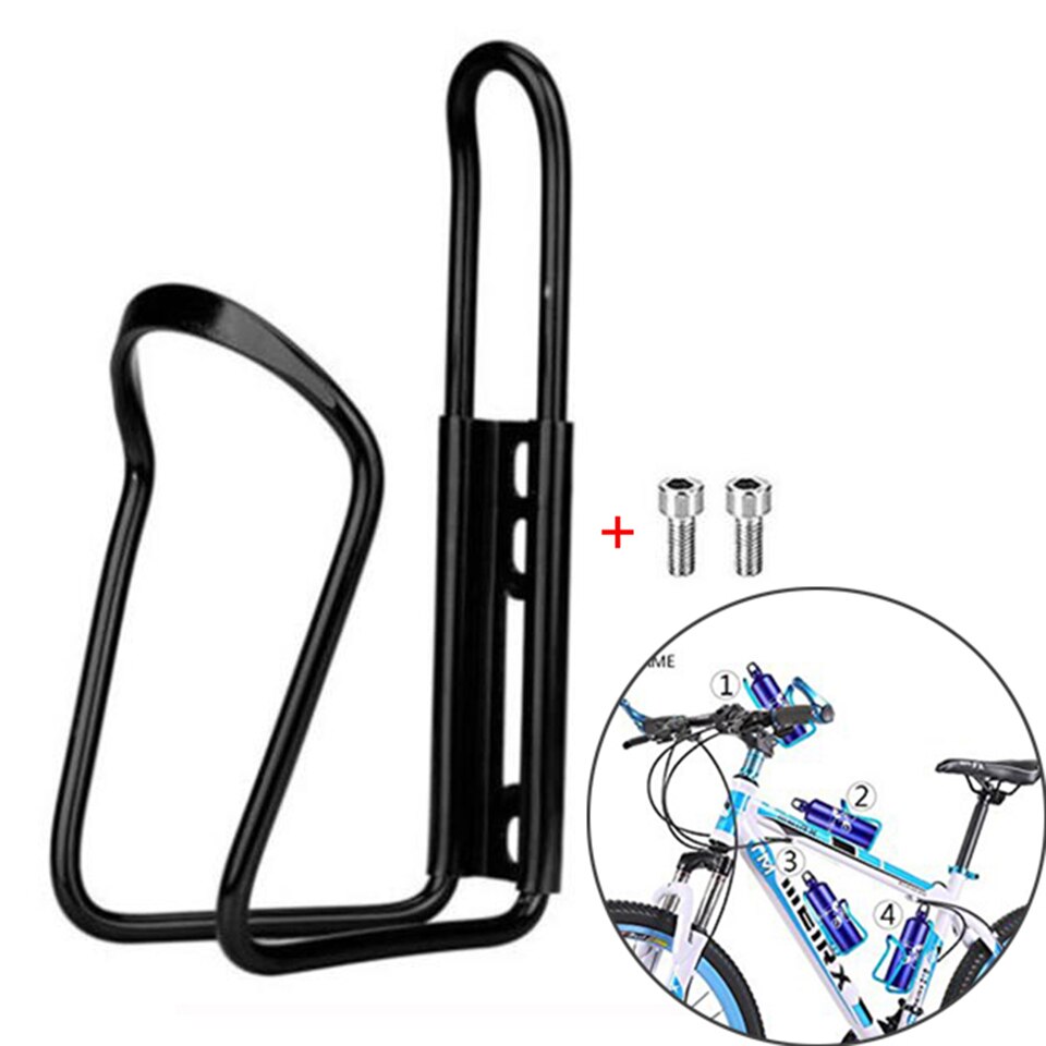 Bicicleta garrafa de água titular liga mountain bike garrafa gaiola suporte suporte copo de água rack ciclismo acessórios da bicicleta