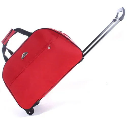 Trolleytaske forretningsbagage til korte ture rulletaske trolleykuffert vandtæt rejsetasker til mænd og kvinder med hjul: Guld