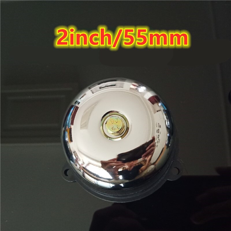 2 inch 55mm 220V Tradition electric bell sound bell 8w 95DB Alarm Bell Door bell School Factory Bell: Silver 220v