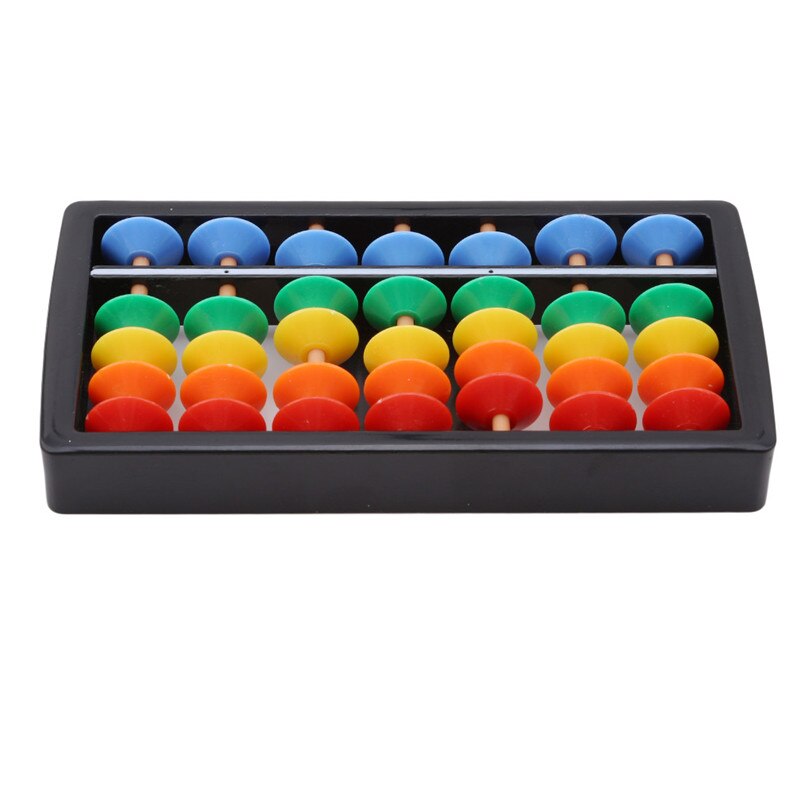 12X6 centímetros Mini Plástico Colorido Ábaco Aritmética 7 Dígitos Crianças Ferramentas de Matemática Cálculo Brinquedos Educativos Ábaco Ábaco Chinês
