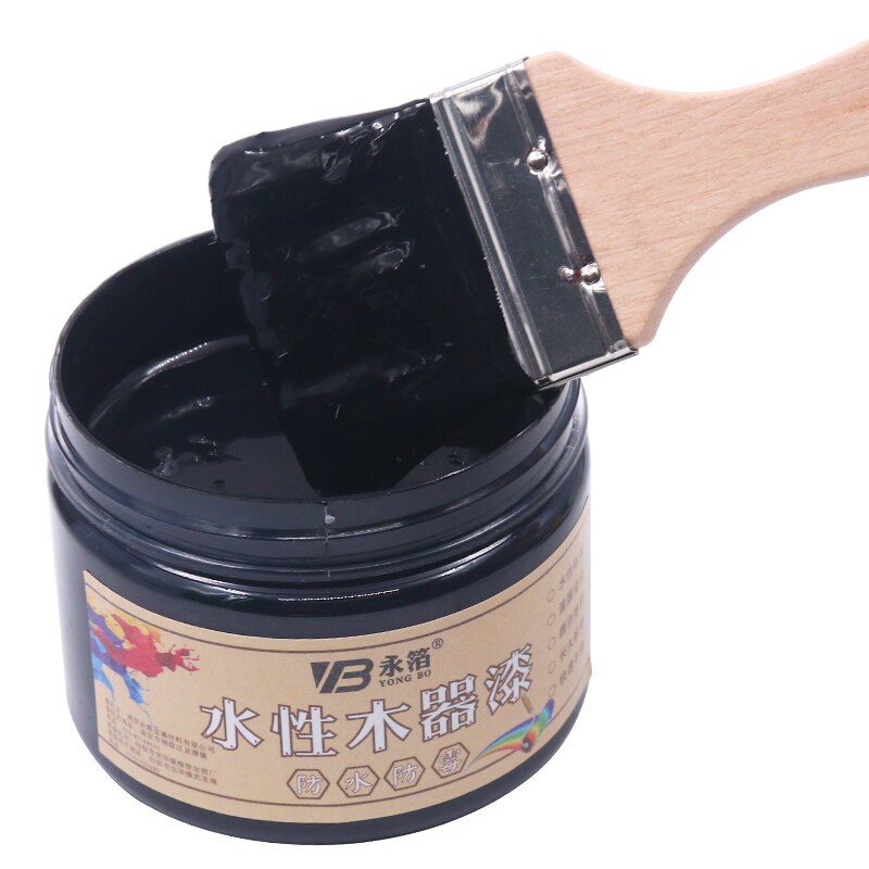 250g Black Paint Water-based Watercolor Paint,Furniture,Wooden Doors,Canvas,Hand-painted Craft Paints