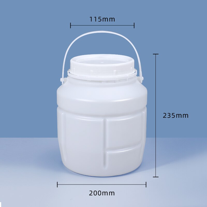 4L 5L 10L Food Grade Round bucket with handle Lid Airtight Sealing Storage Container Food Grade: 5L