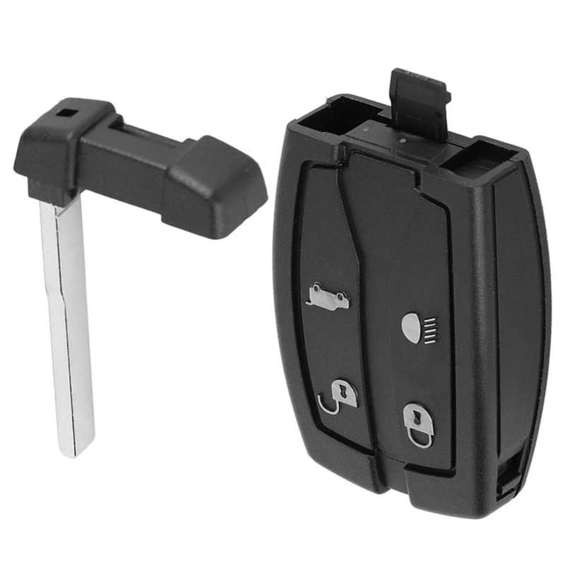 4-Knop Auto Remote Smart Key Case Fob Shell Voor Land Rover Freelander 2