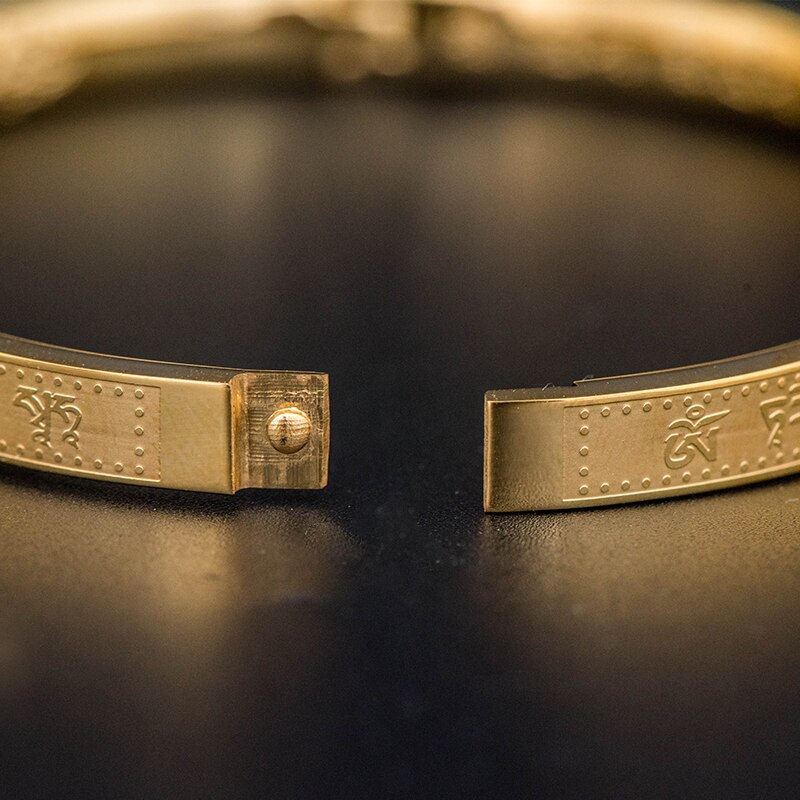 Hvid tara bodhisattva mantra buddhistiske skrifter titanium stål armbånd amulet betyder et bedre held mænd og kvinder