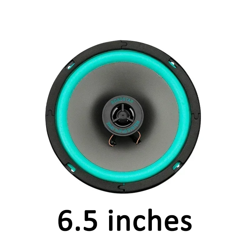 Nuevos altavoces para coche de 4/5/6 pulgadas, Subwoofer Coaxial HiFi, Audio Universal para automóvil, música, rango completo de frecuencia, altavoz estéreo para coche: Gris