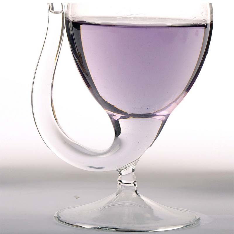 Vampire 250ml transparent vinglas med sugrör nyhet halm vinglas yizi