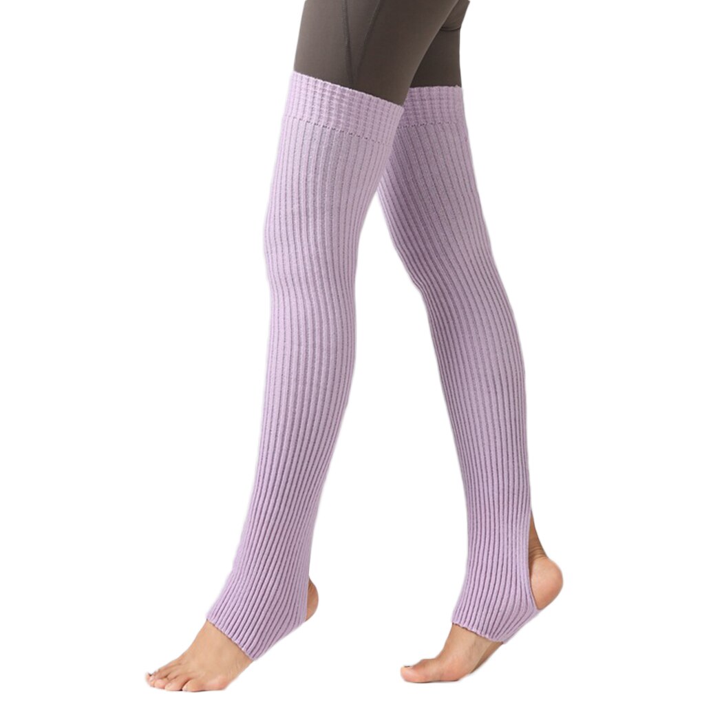 Jambières pour femmes et filles, 1 paire, chaussettes longues sans pieds, automne hiver, danse, stock de Ballet