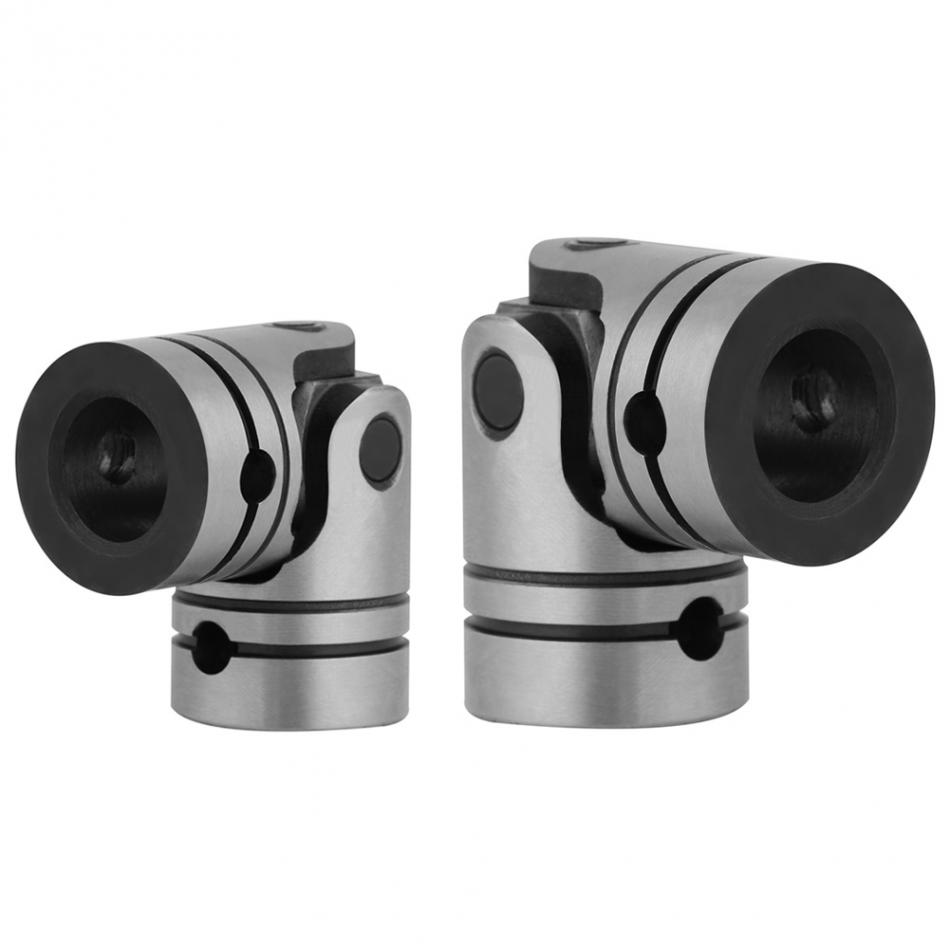 Conector de Motor de acoplamiento de eje, acoplador de eje Universal, Junta DIY, acoplador Flexible de acero de dirección CNC, diámetro de 16mm/20mm