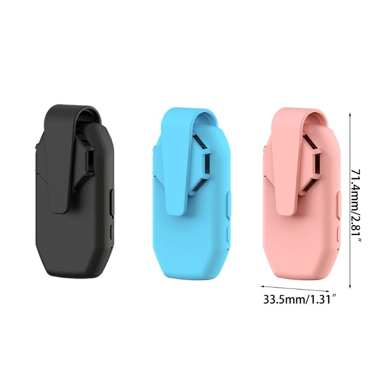 F92F Personal Wearable Air Face Fan for Face Mask USB Rechargeable Mini Portable Reusable Clip Fan for Outdoor Cycling Travel