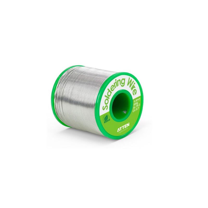 ATTEN 500g Lead-free solder soldering wire sn99.3% cu0.7% , Diameter 0.5/0.8/1.0mm