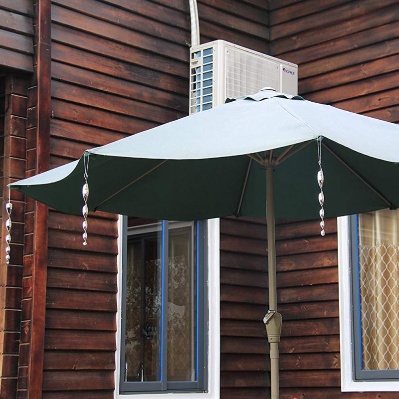 Bird Repeller Rotating Rod Repellent Reflective Scare Rods Spiral Deterrent Control Device Garden Ornament Pest Control Products