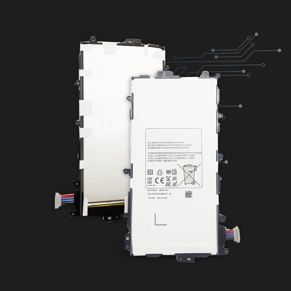 Batería SP3770E1H para Samsung Galaxy Note 8,0 GT N5100 N5120 N5110, capacidad de 4600mAh, baterías de repuesto