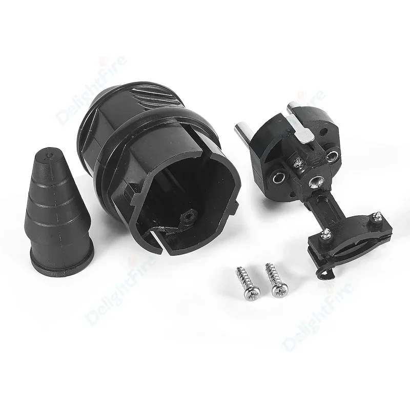 Prise électrique de remplacement ue, sortie Schuko rechargeable, russie, corée, européenne, rallonge électrique, connecteur de fil