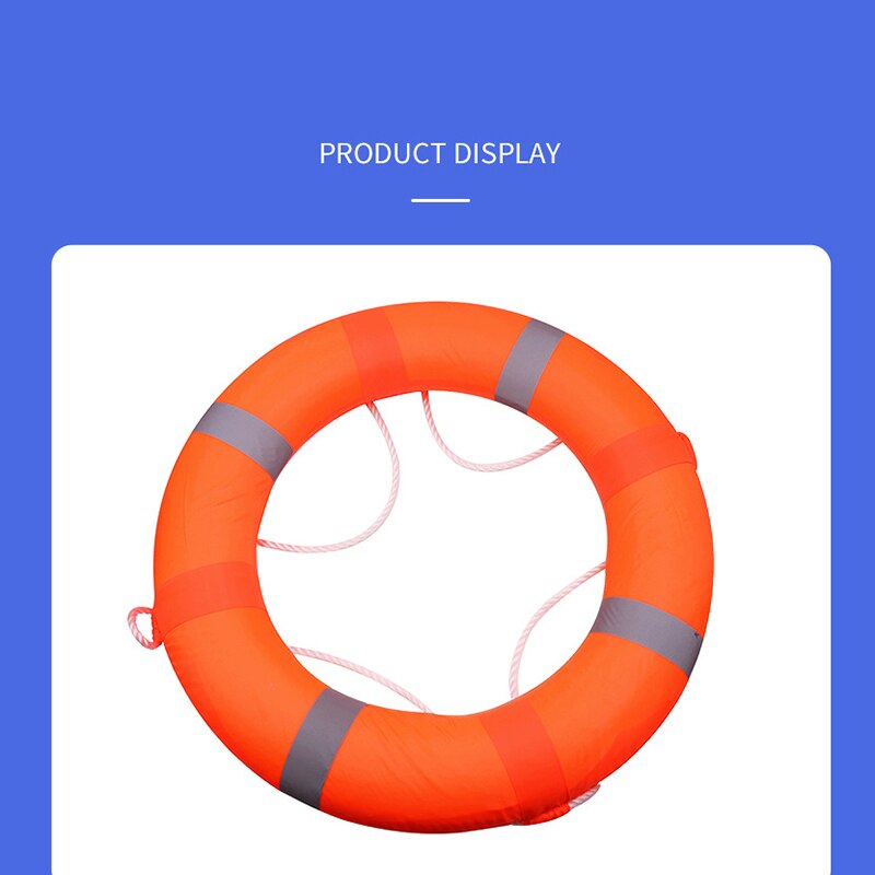 Boya Salvavidas de para adultos, Boya marina de rescate de agua, de espuma sólida, anillo antiahogador, accesorios para barcos, DK50LB