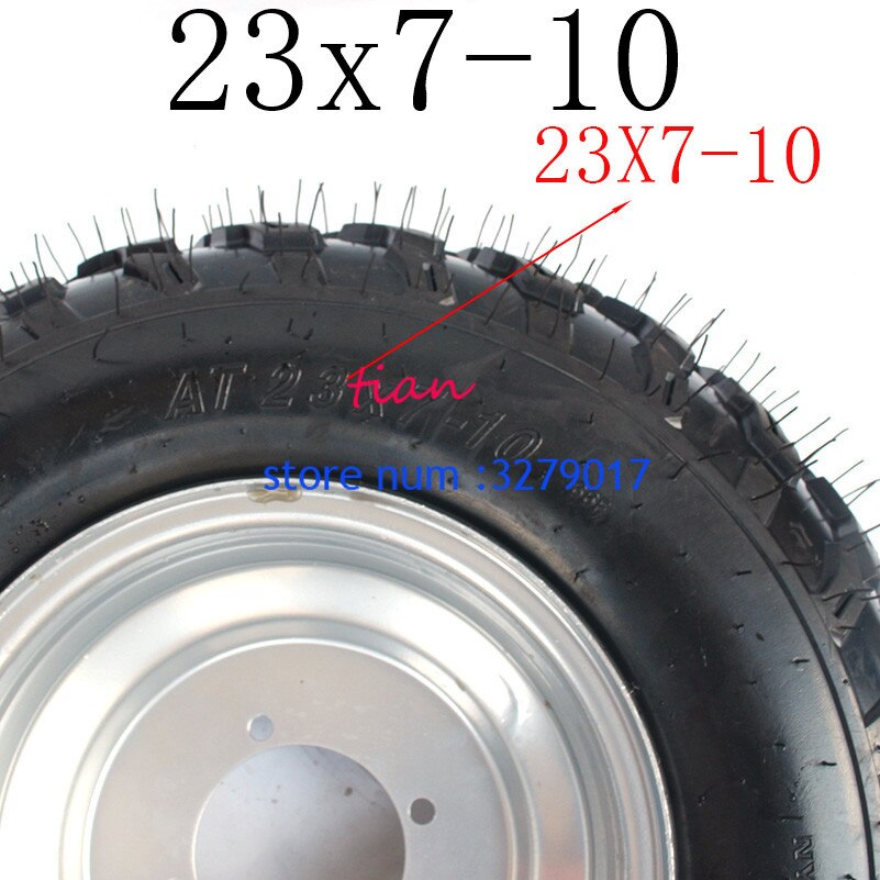 Newest High Performance GO KART KARTING ATV UTV Buggy 23X7-10 Inch Wheel Tubeless Tyre Tire