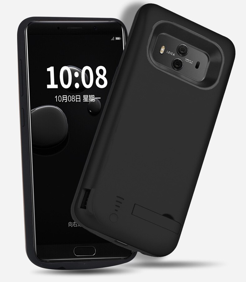 Funda de batería recargable externa de 6000mAh para HUAWEI Mate 10, cargador de batería externa, carcasa de teléfono con marco de TPU